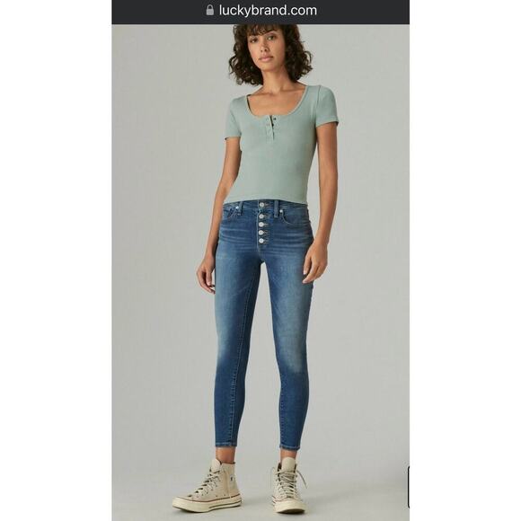 Lucky Brand Denim - Lucky Brand, Size 10, High Waisted Skinny Jean, Bridgette